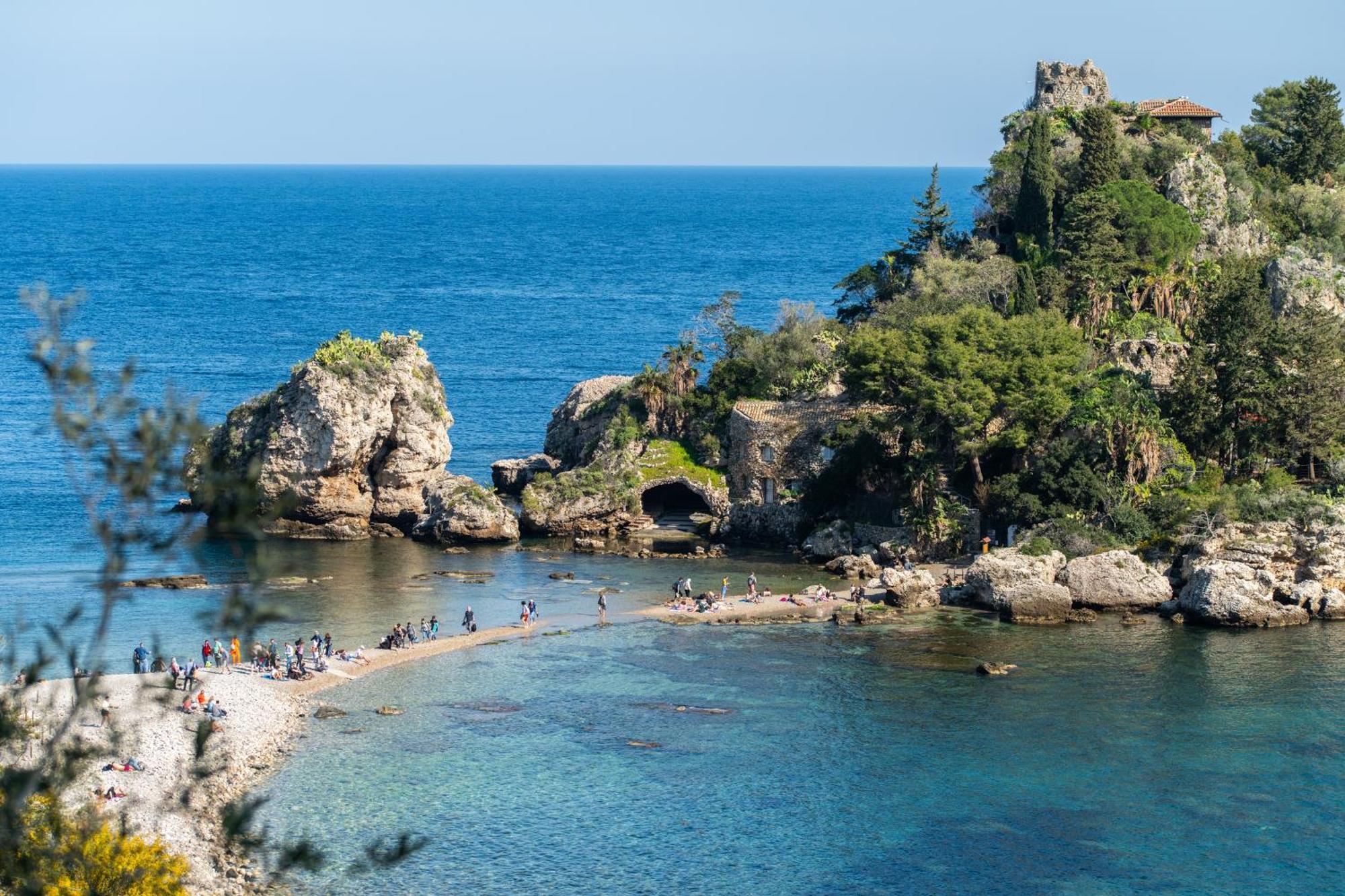 Isola Bella - Rooms Il Pescatore タオルミーナ エクステリア 写真
